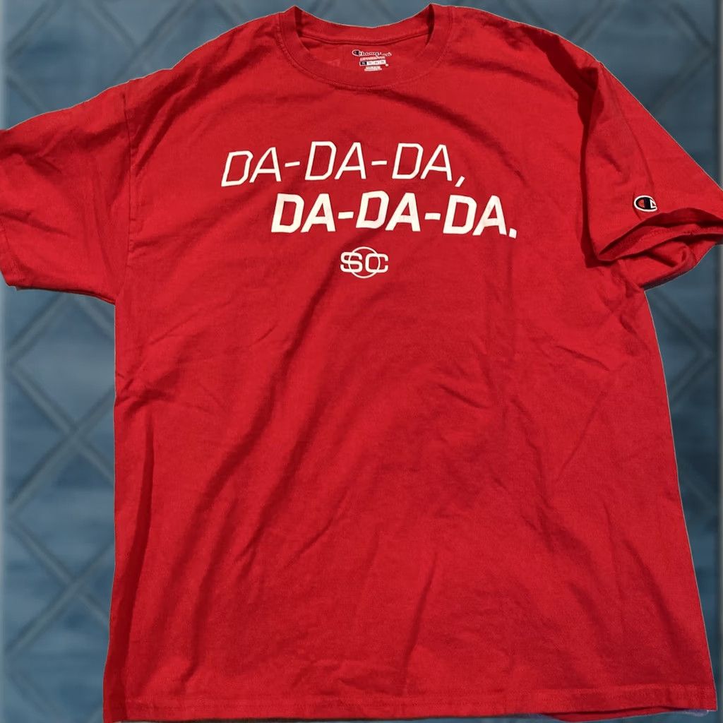 Champion Champion ESPN SportsCenter T Shirt XL Red Unisex Adults LIMITED EDITION DA-DA-DA-DA X Size US XL / EU 56 / 4 - 1 Thumbnail