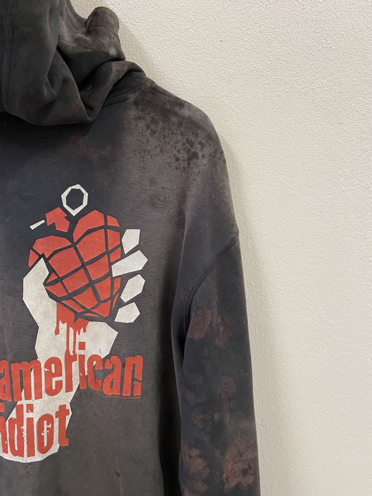 Vintage Vtg Green Day Hoodie Trashed Size US L / EU 52-54 / 3 - 7 Thumbnail