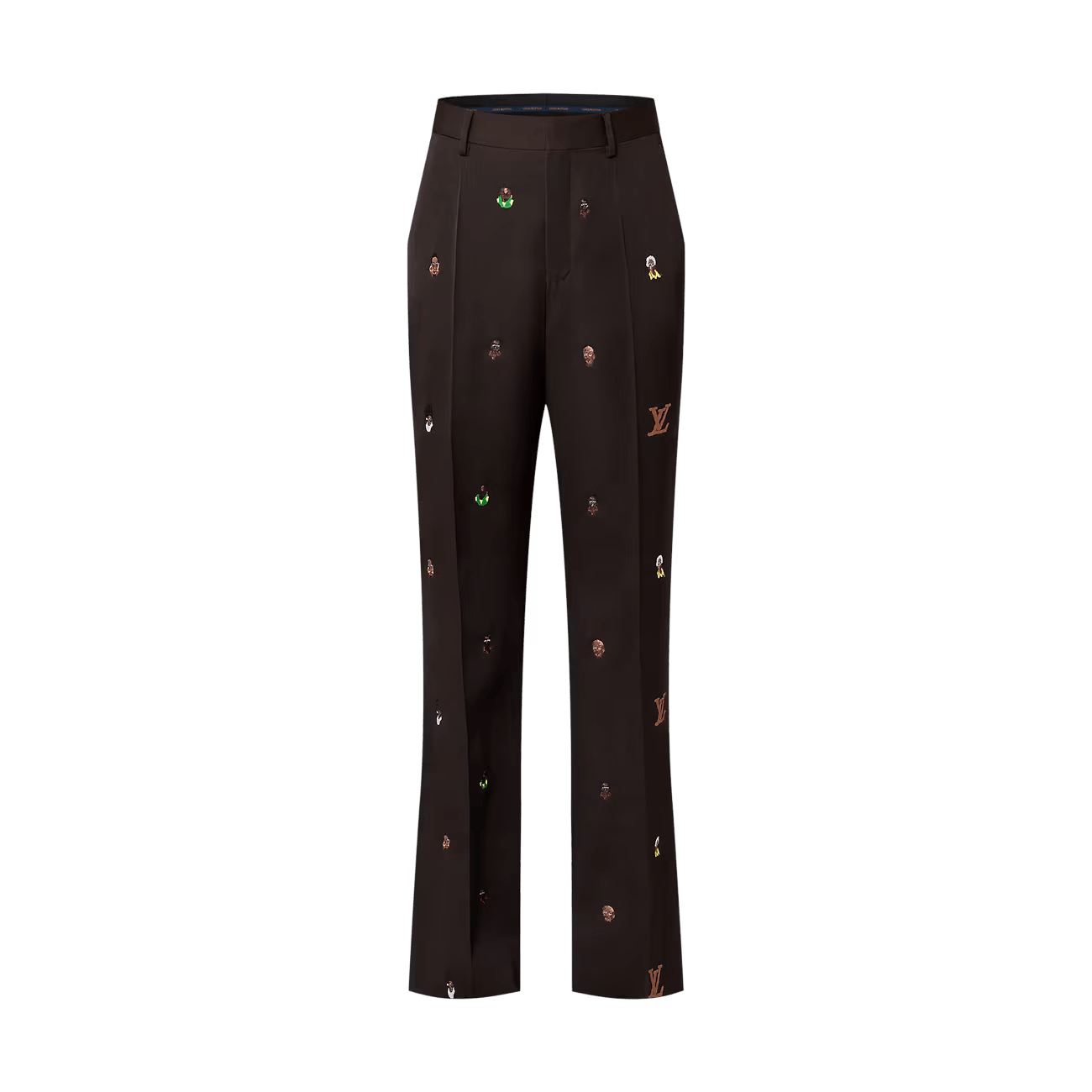 image of Louis Vuitton Pants Monogram Workwear Cargo Lv Logo 1Afj28 in Brown, Men's (Size 26)