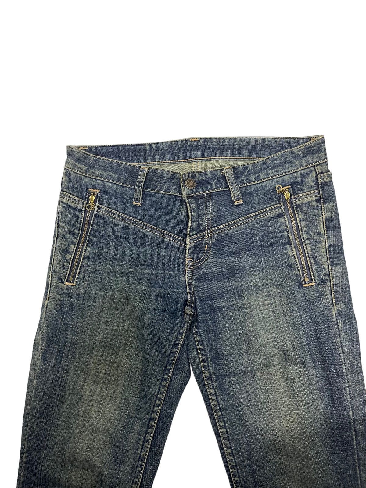 MOUSSY Vintage Moussy Zipper Denim Jeans ! Very Rare Design Size US 30 / EU 46 - 9 Thumbnail