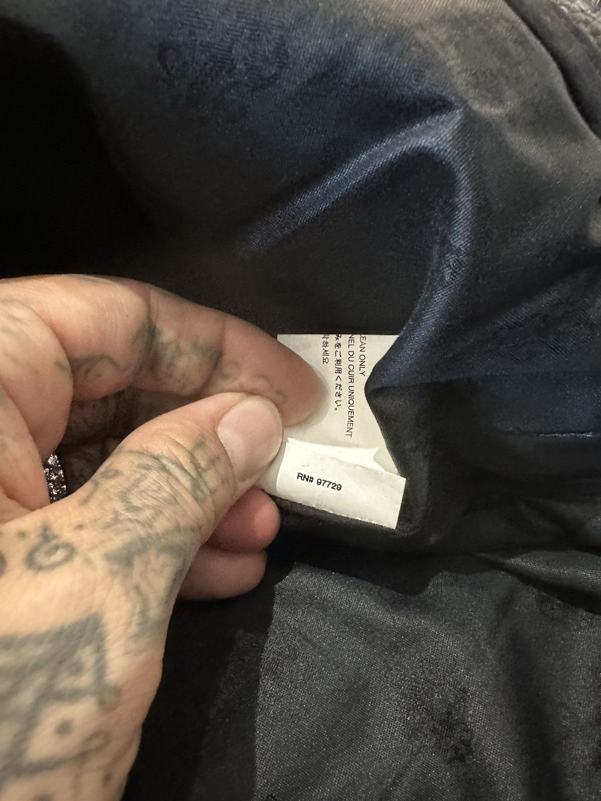 Chrome Hearts CHROME HEARTS 1:1 SEX PATCH LEATHER JEANS ODEL BECKHAM Size US 34 / EU 50 - 21 Thumbnail