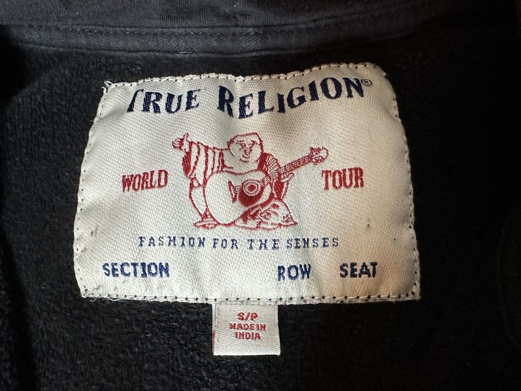 True Religion VTG Y2K True Religion Black Hoodie Sweatshirt Men's Small Size US S / EU 44-46 / 1 - 6 Thumbnail