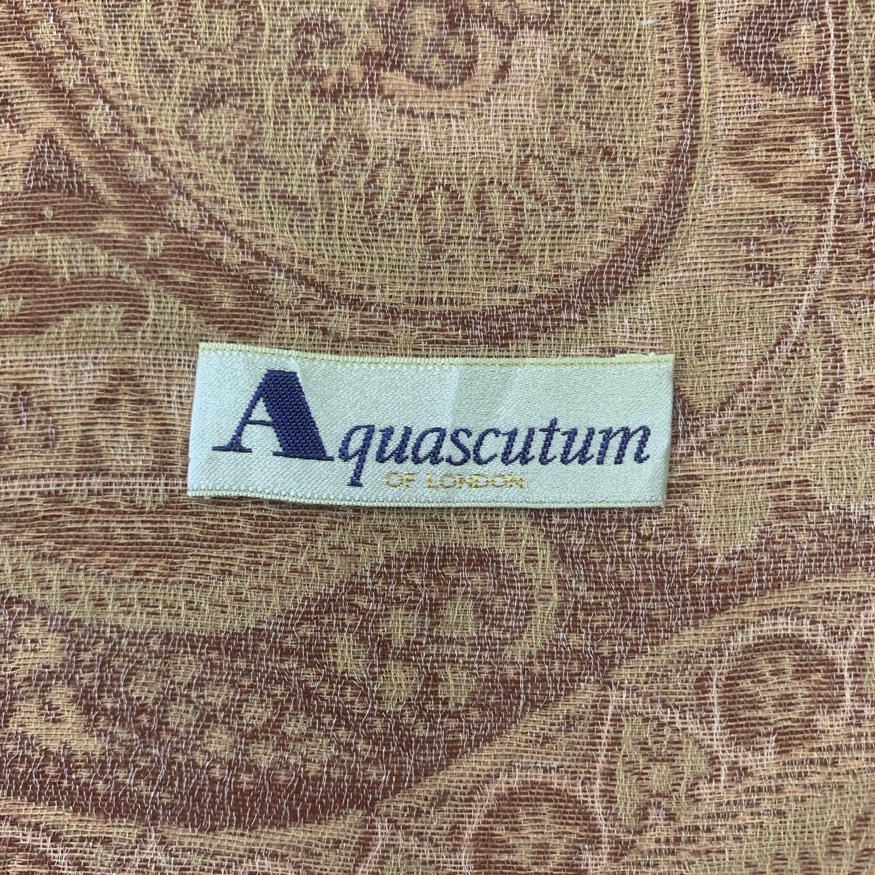 Aquascutum Aquascutum Scarf Wool Muffler Neck Wrap BL9291 Size ONE SIZE - 5 Thumbnail