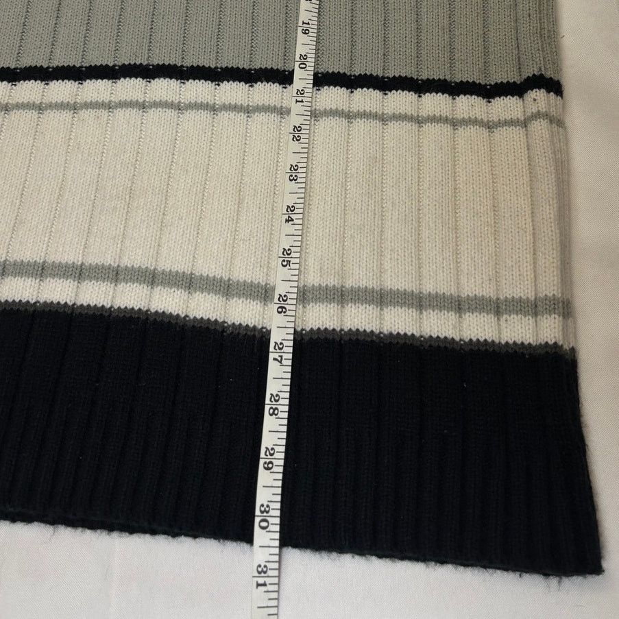 Southpole Southpole Vintage L Striped Mock Neck Sweater Y2K Streetwear Size US L / EU 52-54 / 3 - 4 Thumbnail