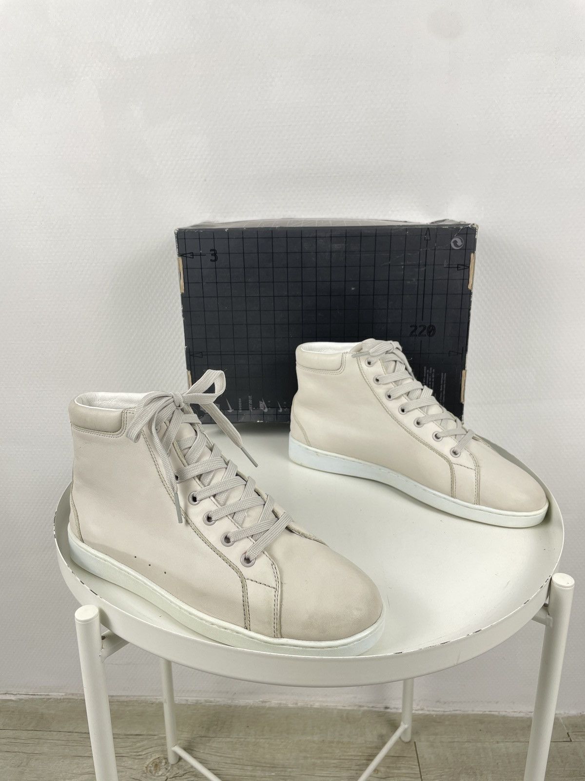 Dolce & Gabbana Rare Y2K D&G Leather Italy Lace-Up High-Top Sneakers Shoes Trainers Size US 5.5 / IT 35.5 - 3 Thumbnail