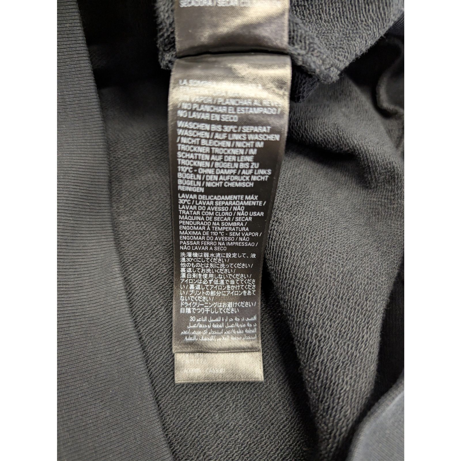 Balenciaga o1rshd1 Hand-Drawn Logo Cotton Hoodie in black Size US L / EU 52-54 / 3 - 20 Thumbnail
