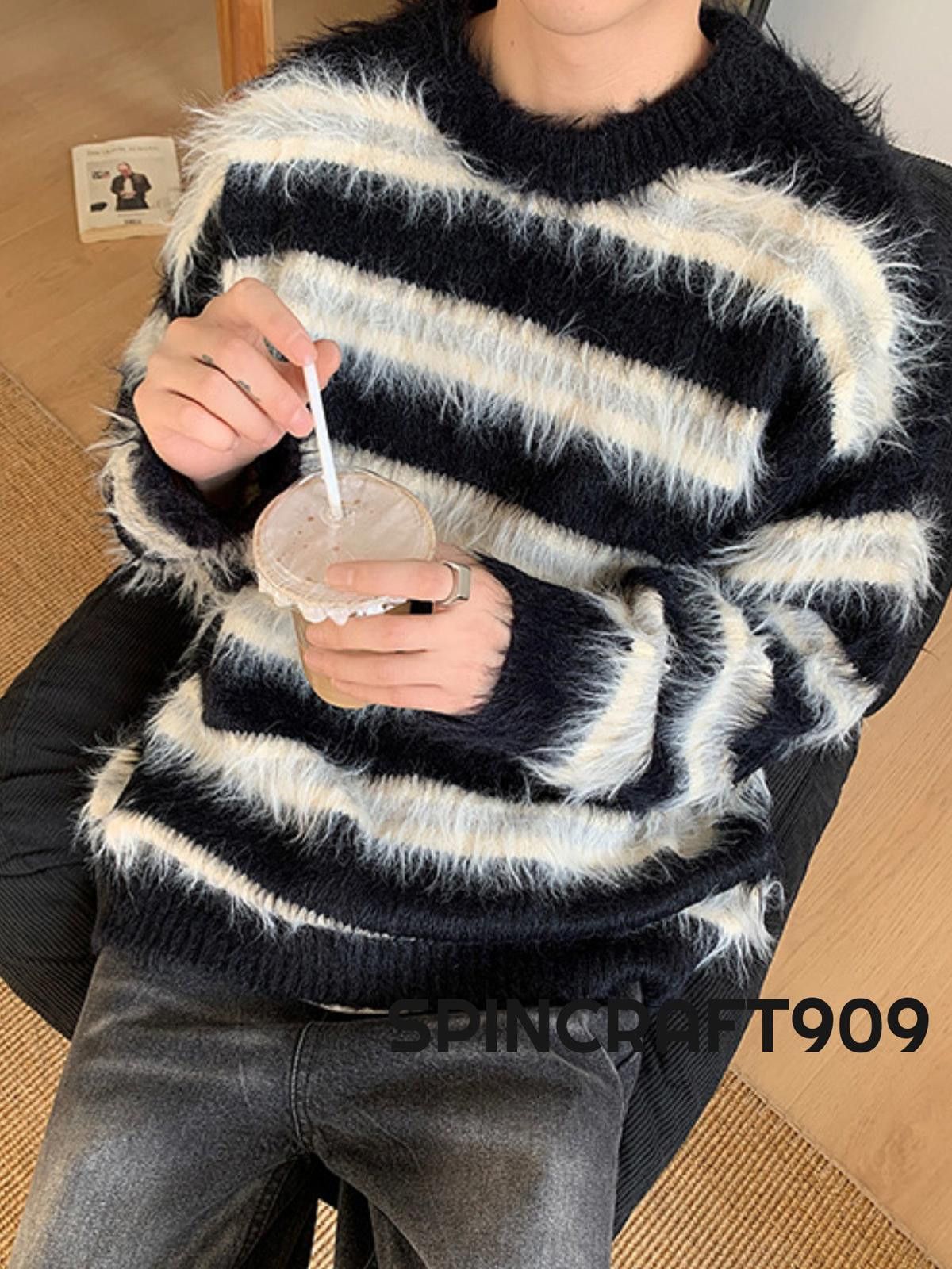 Vintage Stripe Knit Sweater Size US M / EU 48-50 / 2 - 4 Thumbnail