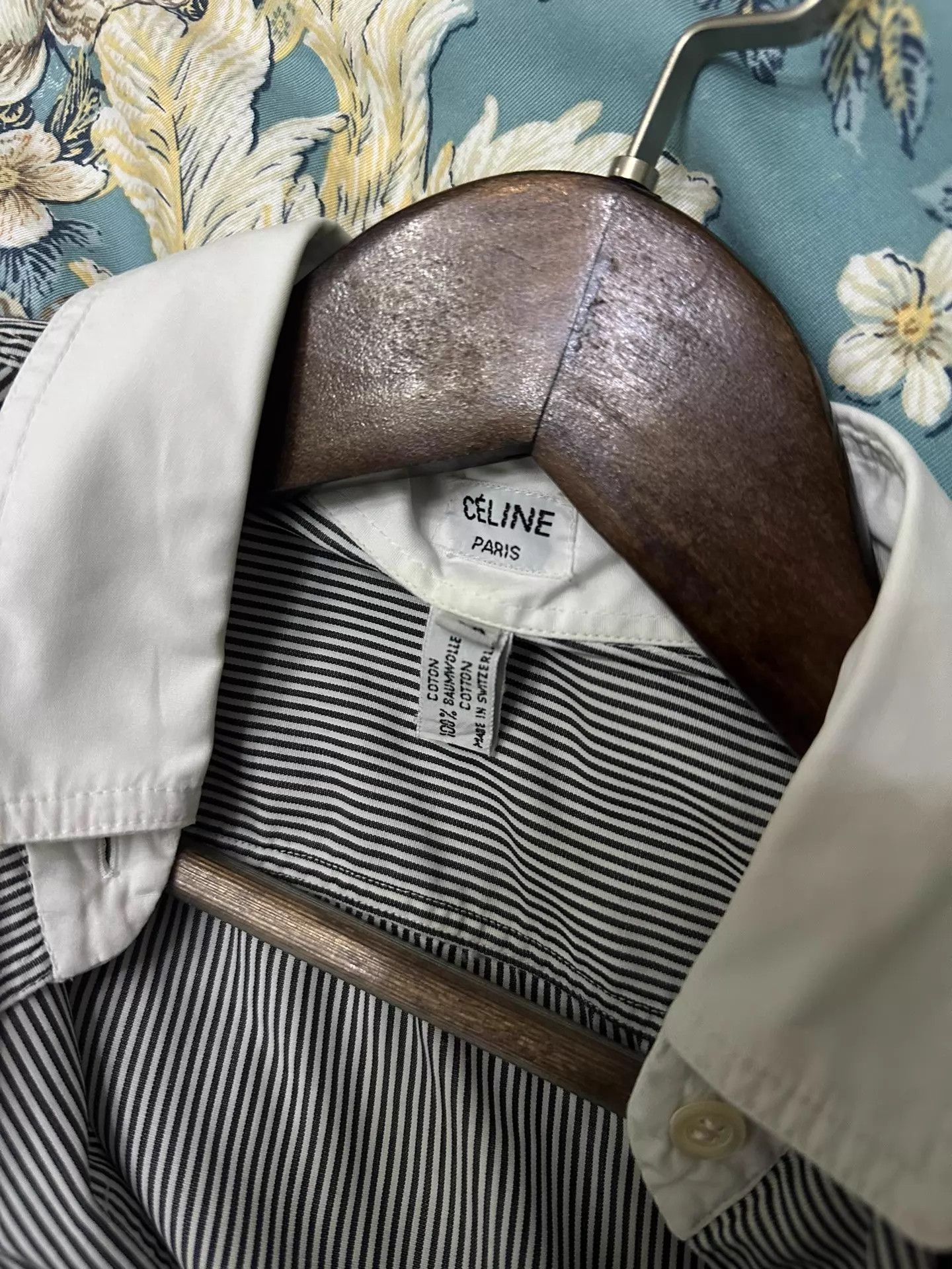 Celine CELINE vintage 9 new authentic shirt Size S / US 4 / IT 40 - 4 Thumbnail