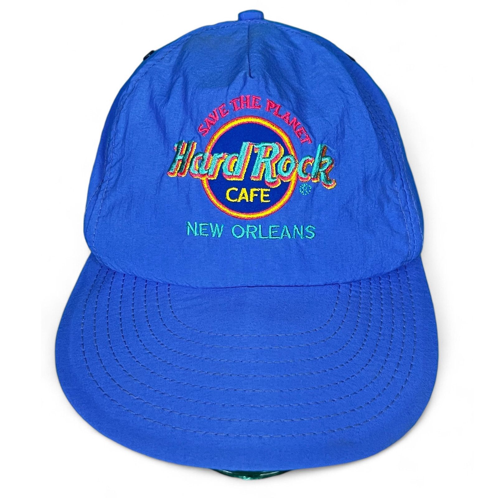 Hard Rock Cafe Vintage 90s Hard Rock Cafe New Orleans Purple Strapback Size ONE SIZE - 1 Thumbnail