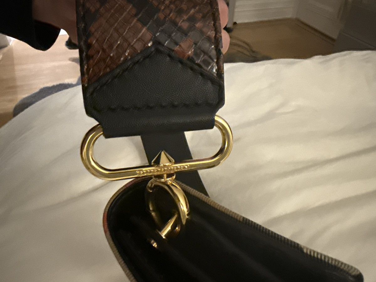 Burberry Mini Buckle Crossbody Bag Python-Embossed Leather Size ONE SIZE - 11 Thumbnail