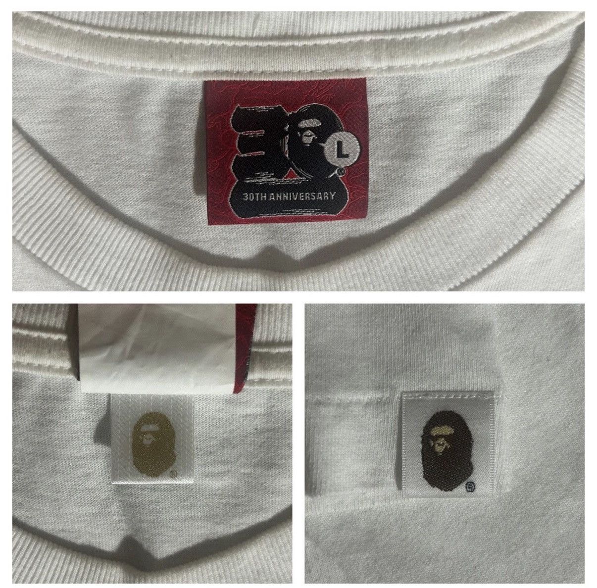 Bape Store Miami 30th Anniversary Ape Head Tee Size US L / EU 52-54 / 3 - 3 Thumbnail