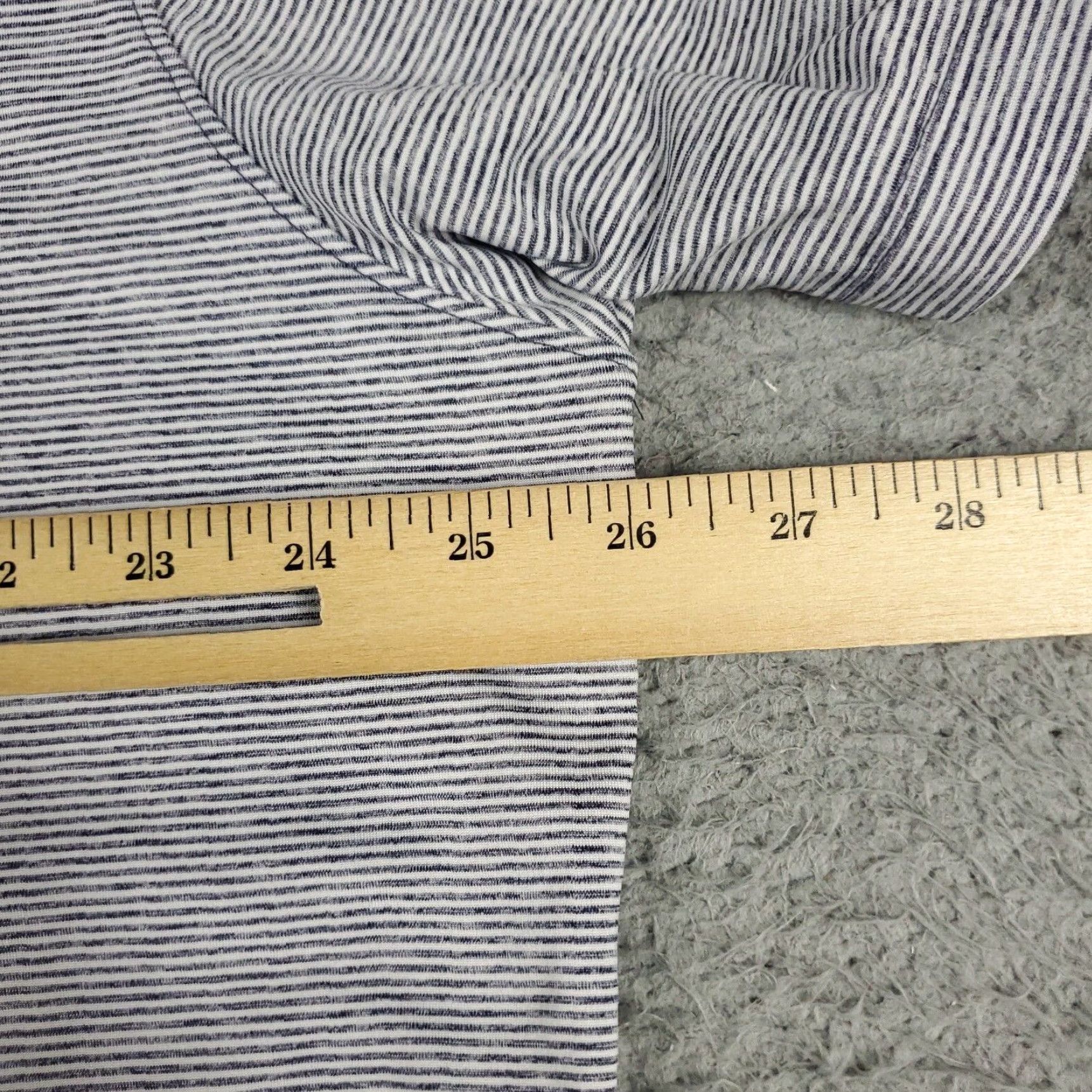 johnnie-O johnnie-O Shirt Mens XL Blue Striped Polo Logo Button-Front Casual Size US XL / EU 56 / 4 - 6 Thumbnail