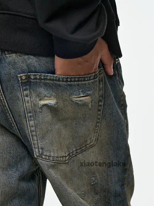Japanese Brand × Vintage Loose Baggy Jeans Hiphop Size US 33 - 4 Thumbnail
