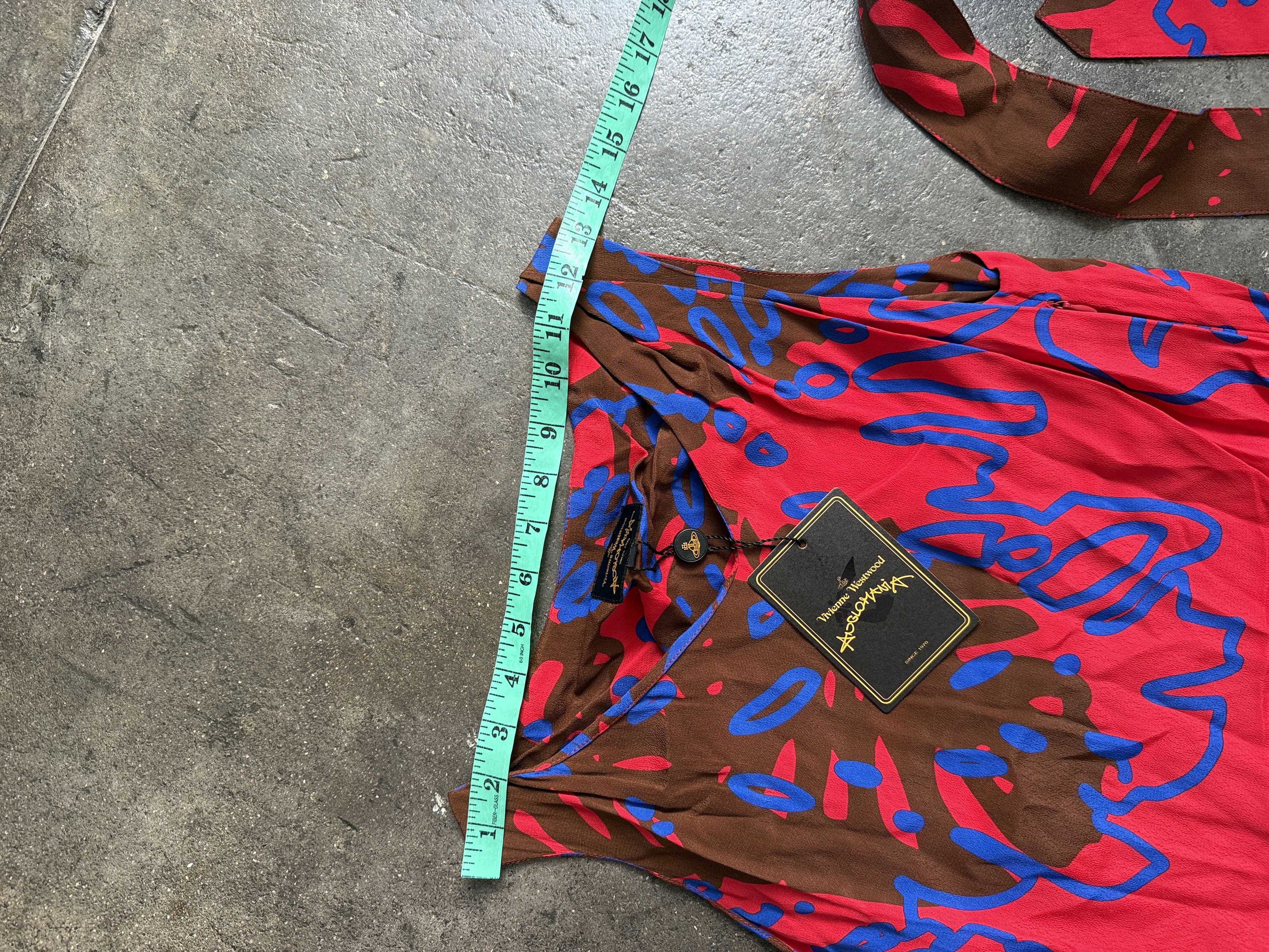 Vivienne Westwood NWT 2014 Anglomania 100% Viscose Crazy Belt w/ Belt Size M / US 6-8 / IT 42-44 - 10 Thumbnail