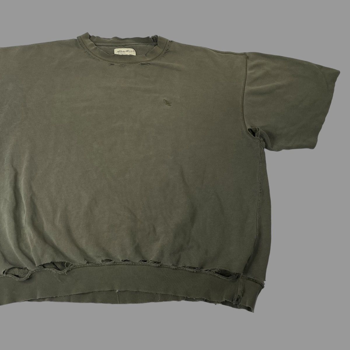 Eddie Bauer × Vintage Vintage 90s Eddie Bauer distressed sweatshirt Size US XXL / EU 58 / 5 - 3 Thumbnail