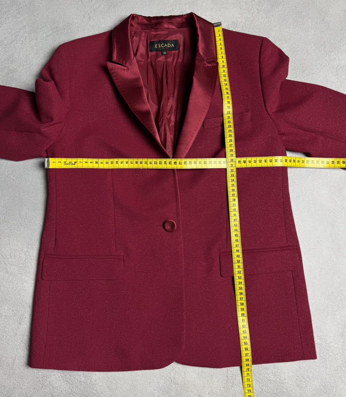 Escada ESCADA Virgin Wool Blazer Jacket Size S / US 4 / IT 40 - 15 Thumbnail