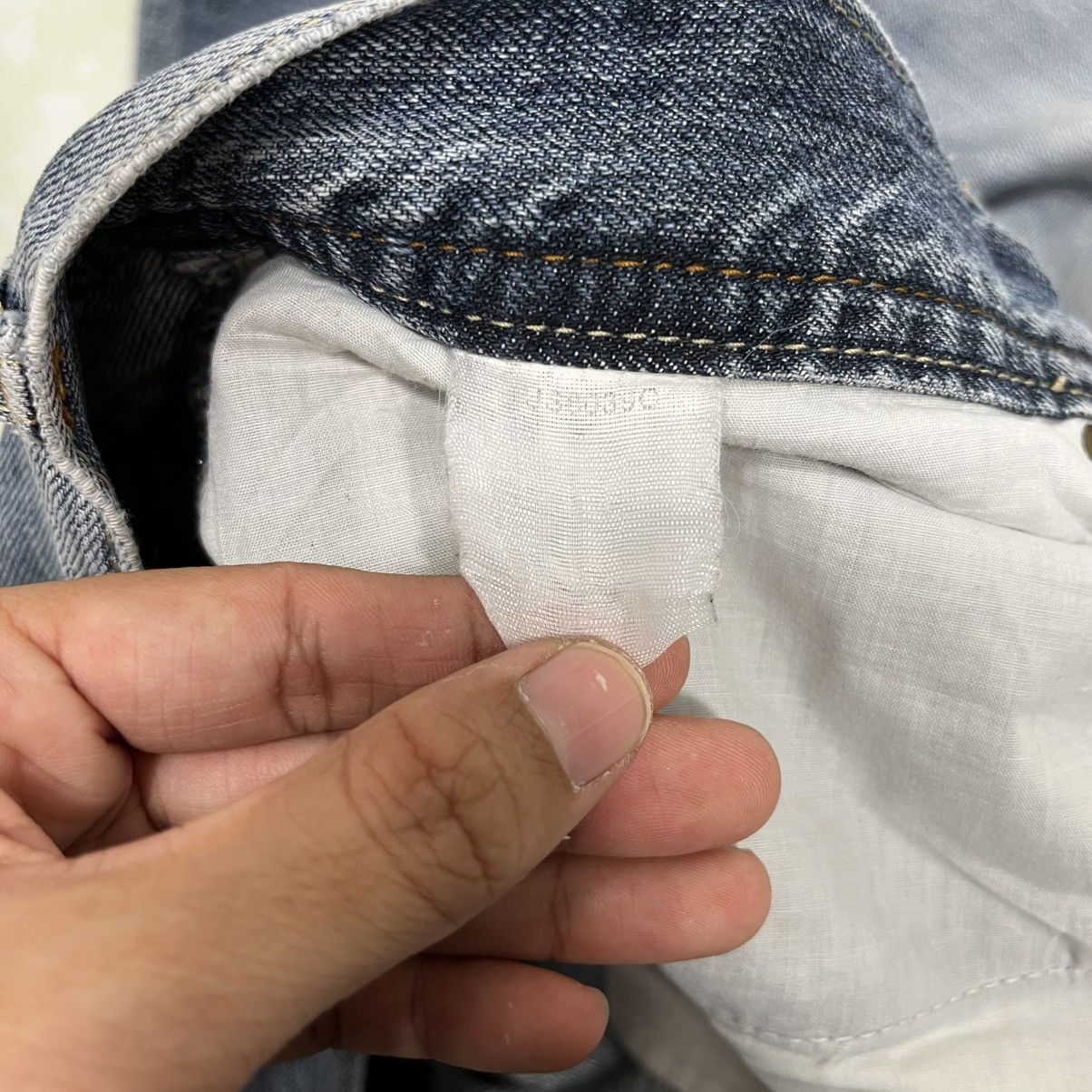 14th Addiction Vintage Japanese Designer Distressed Denim Size US 34 / EU 50 - 18 Thumbnail