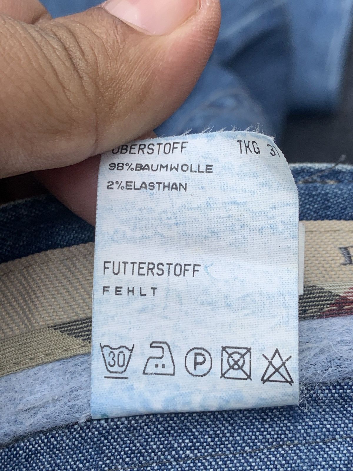 Antik Denim BAGGY BURBERRY JEANS. Size US 35 - 10 Thumbnail