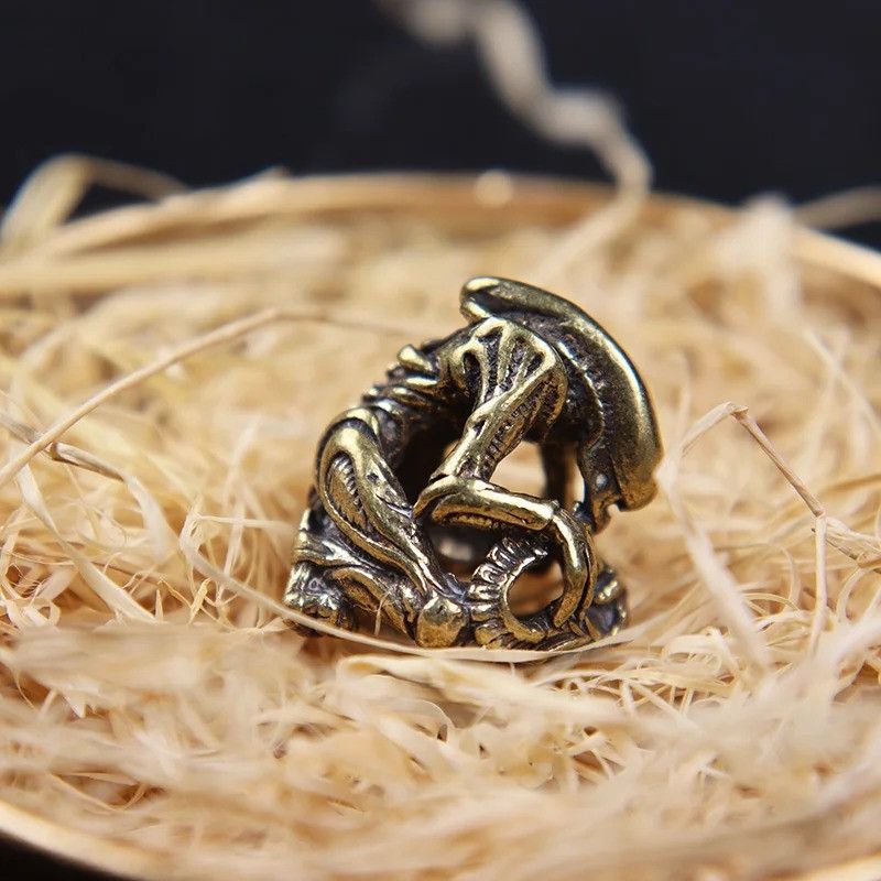 Handmade 3Pcs Alien Knife Beads Paracord Bead Zipper Umbrella Rope Size ONE SIZE - 3 Thumbnail