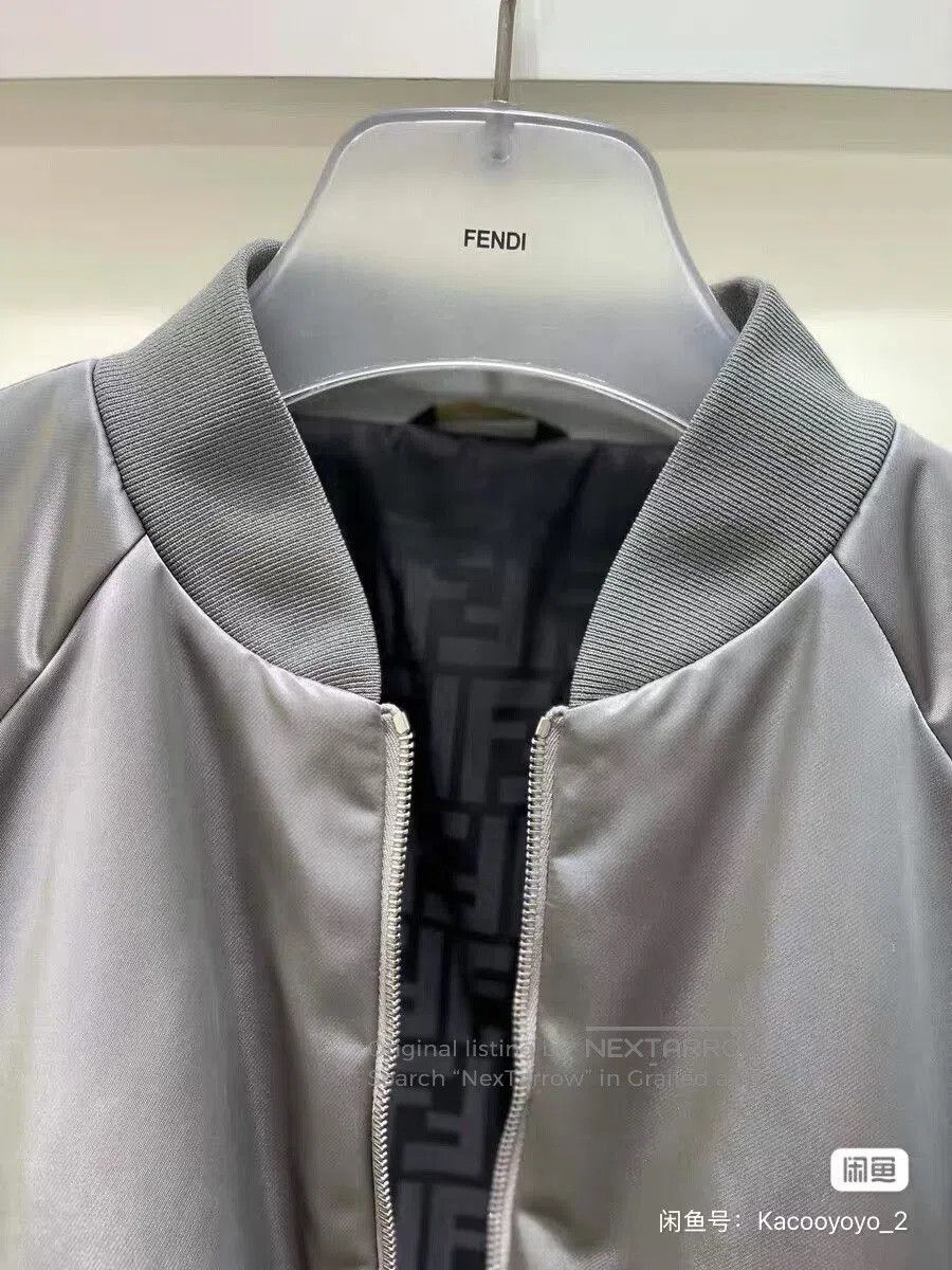 Fendi fendi flight jacket with logo lining. Size US L / EU 52-54 / 3 - 3 Thumbnail