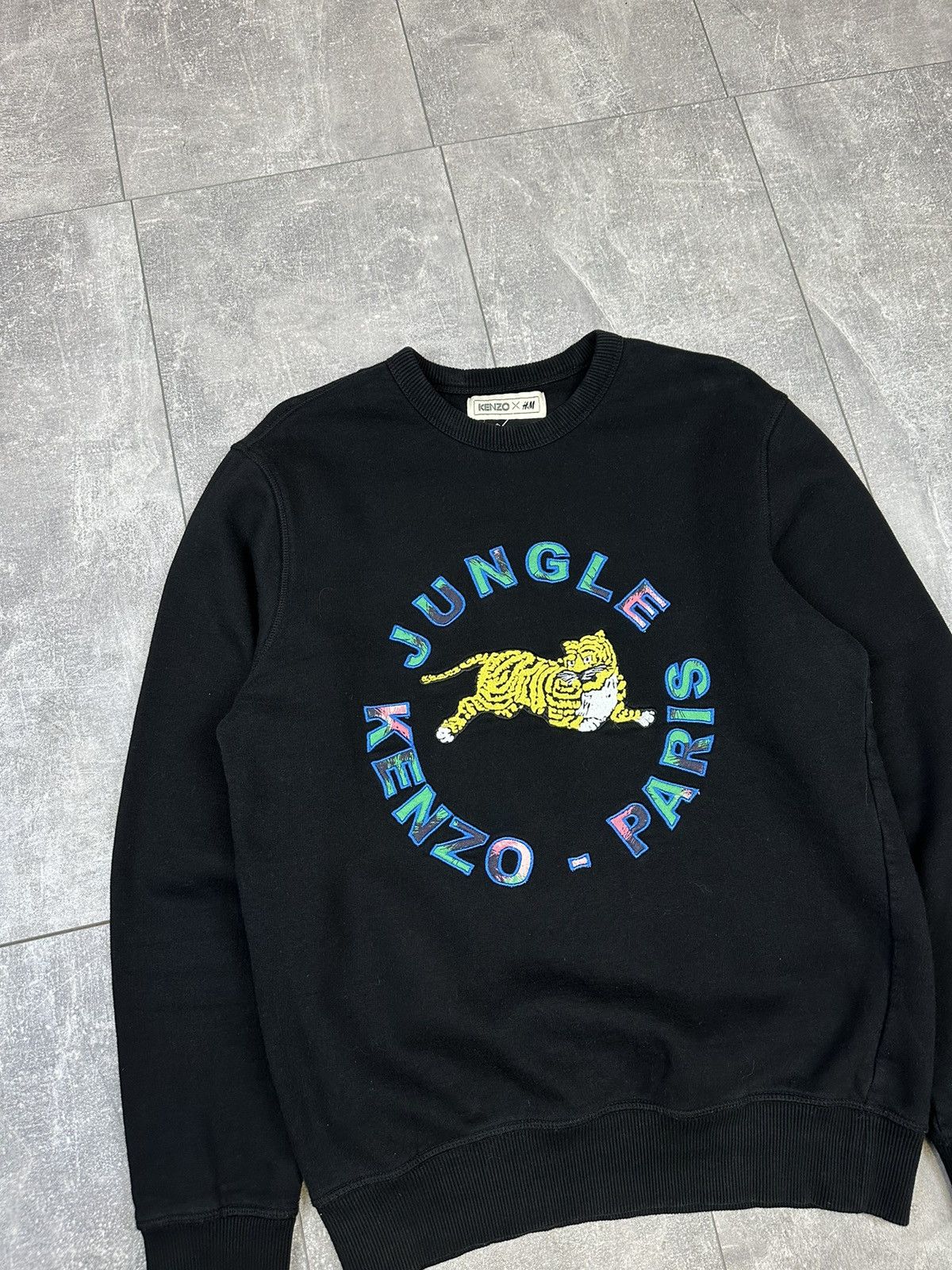 H&M × Kenzo Women’s Kenzo x H&M overprint logo sweatshirt Size S / US 4 / IT 40 - 3 Thumbnail