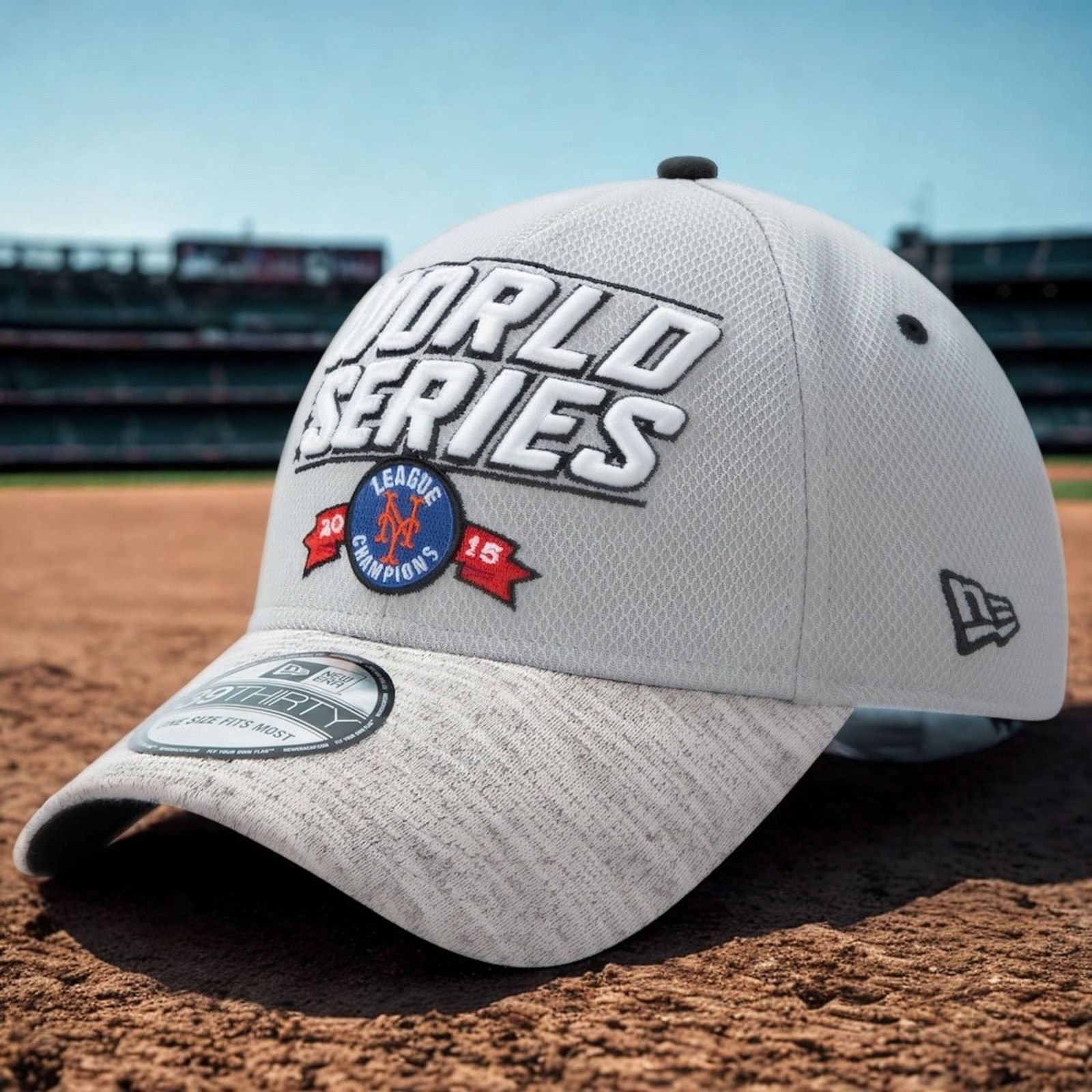 New Era New York Mets '15 NL Champions Flex Hat World Series New Era Size ONE SIZE - 12 Thumbnail