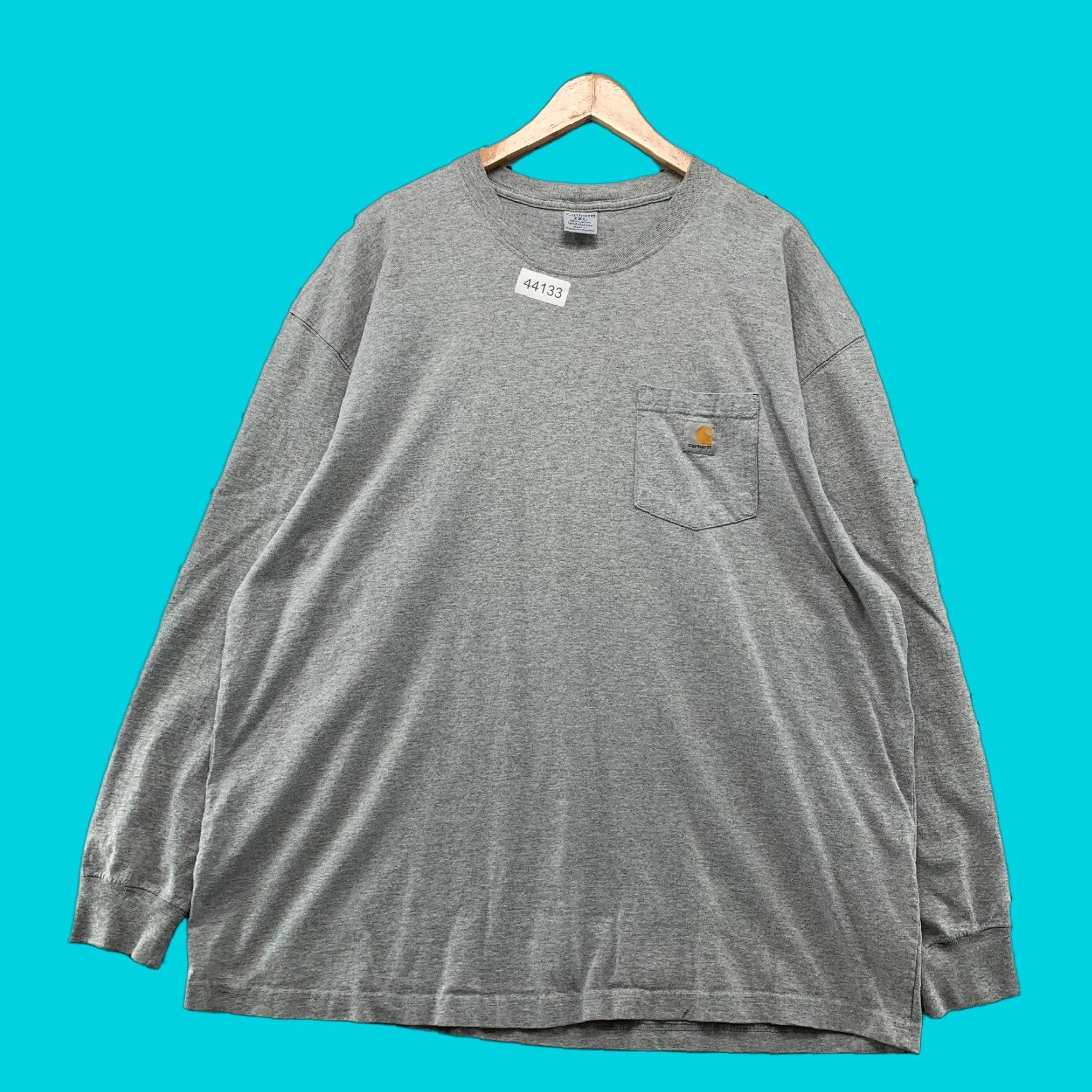 Carhartt Carhartt Pocket Long Sleeve Shirt Mens 2XL Gray Work Wear Cotton Knit Crew Neck with Pockets Mens 2XL Gray Carhartt Shirt Size US XXL / EU 58 / 5 - 1 Thumbnail