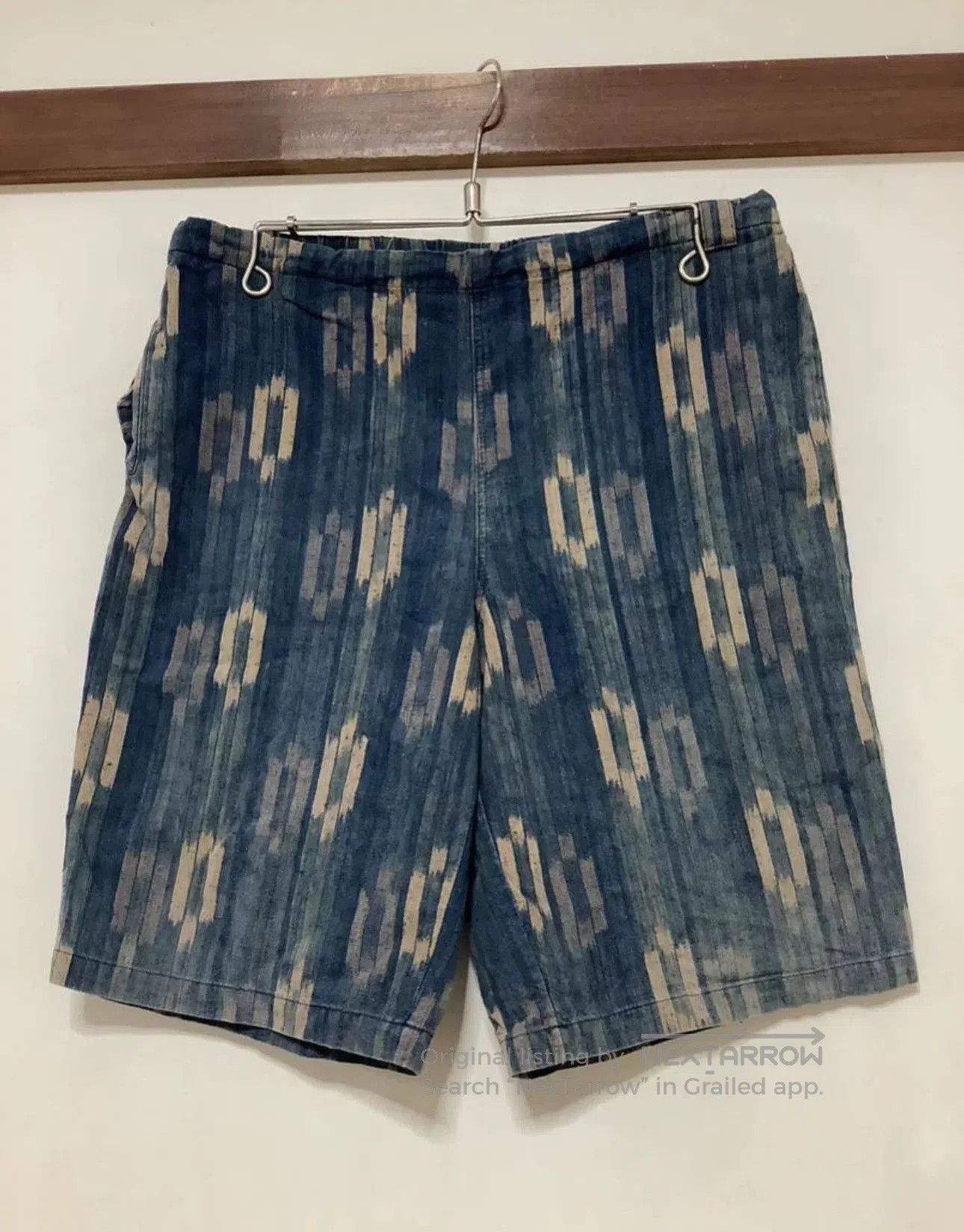 Kapital japanese kasuri cotton shorts for men. Size US 26 / EU 42 - 1 Thumbnail