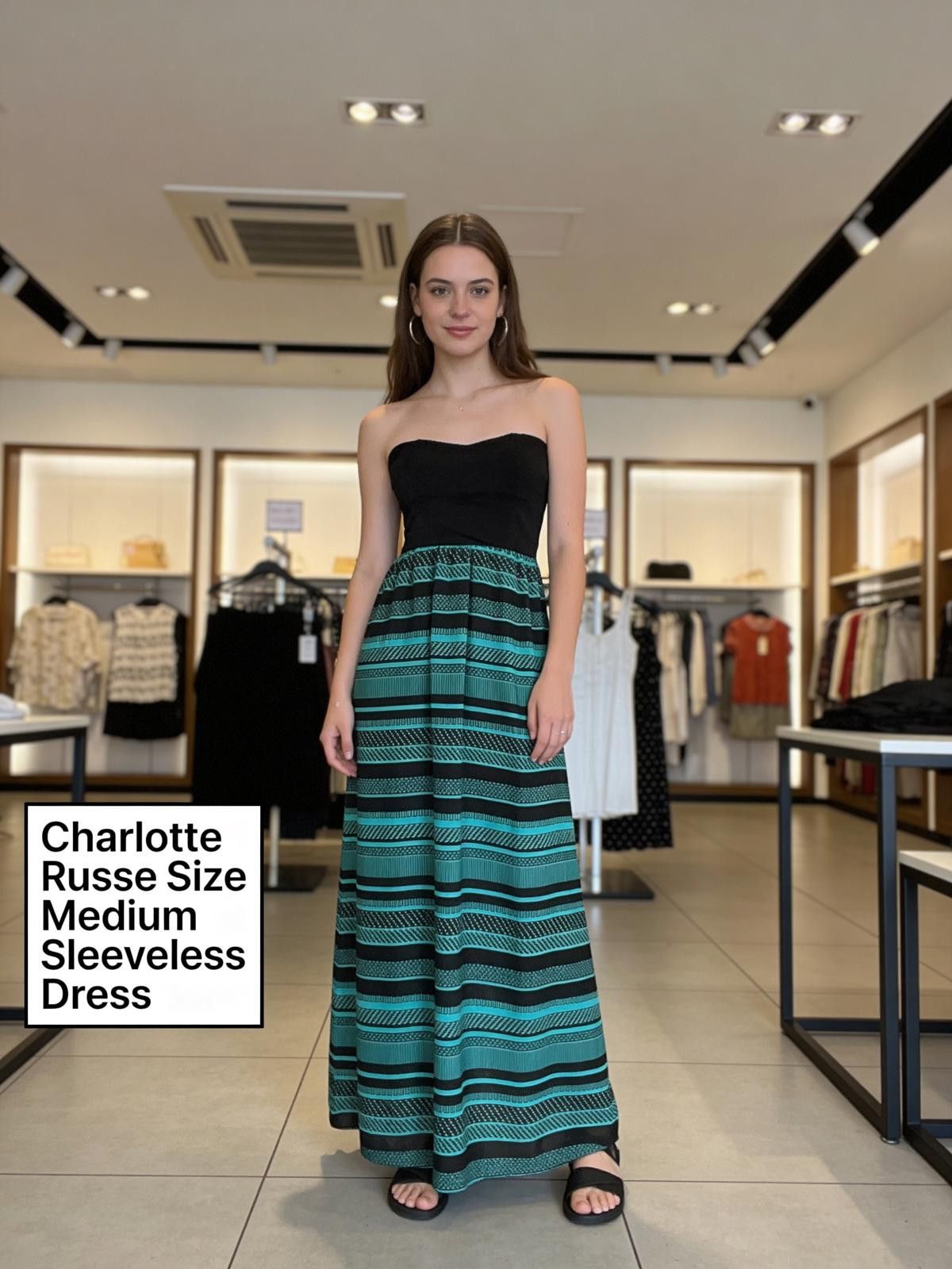 Other Charlotte Russe Medium Size Sleeveless Strapless Maxi Dress Size M / US 6-8 / IT 42-44 - 2 Thumbnail
