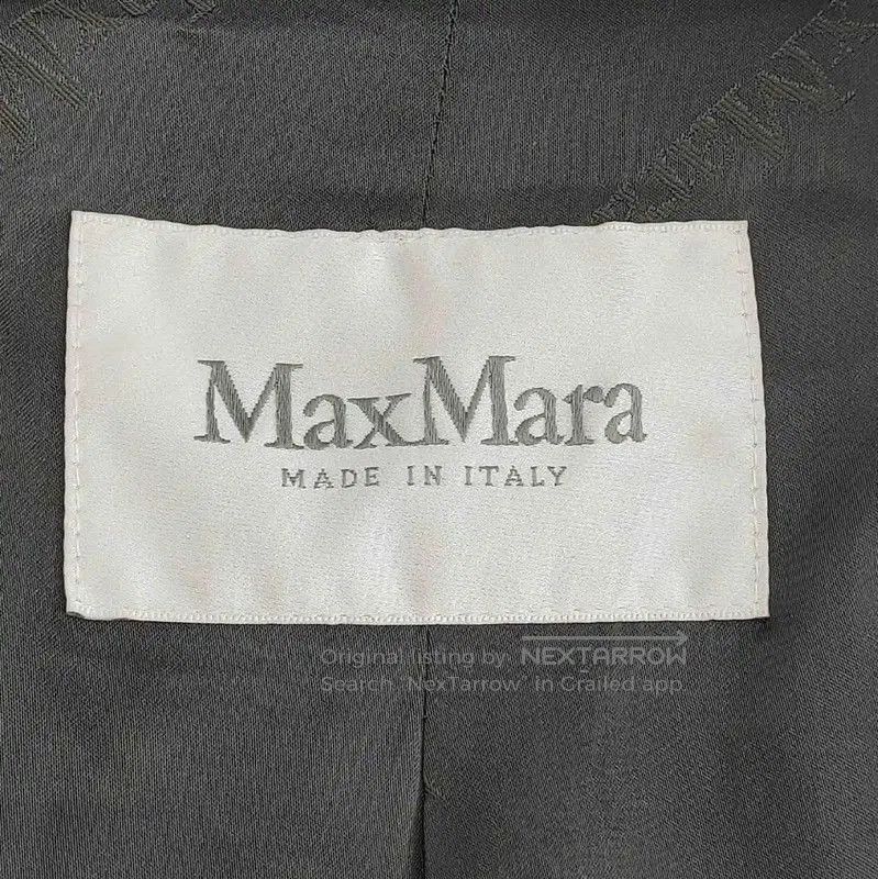 Max Mara MaxMara Gray Wool Women's Coat . Size S / US 4 / IT 40 - 5 Thumbnail