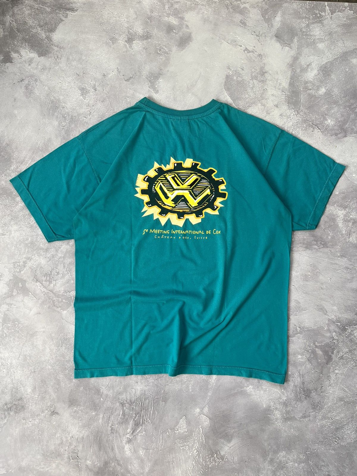 Vintage Vintage Volkswagen Beetle Lemania Coccinelle T-Shirt Green Size US XL / EU 56 / 4 - 1 Thumbnail