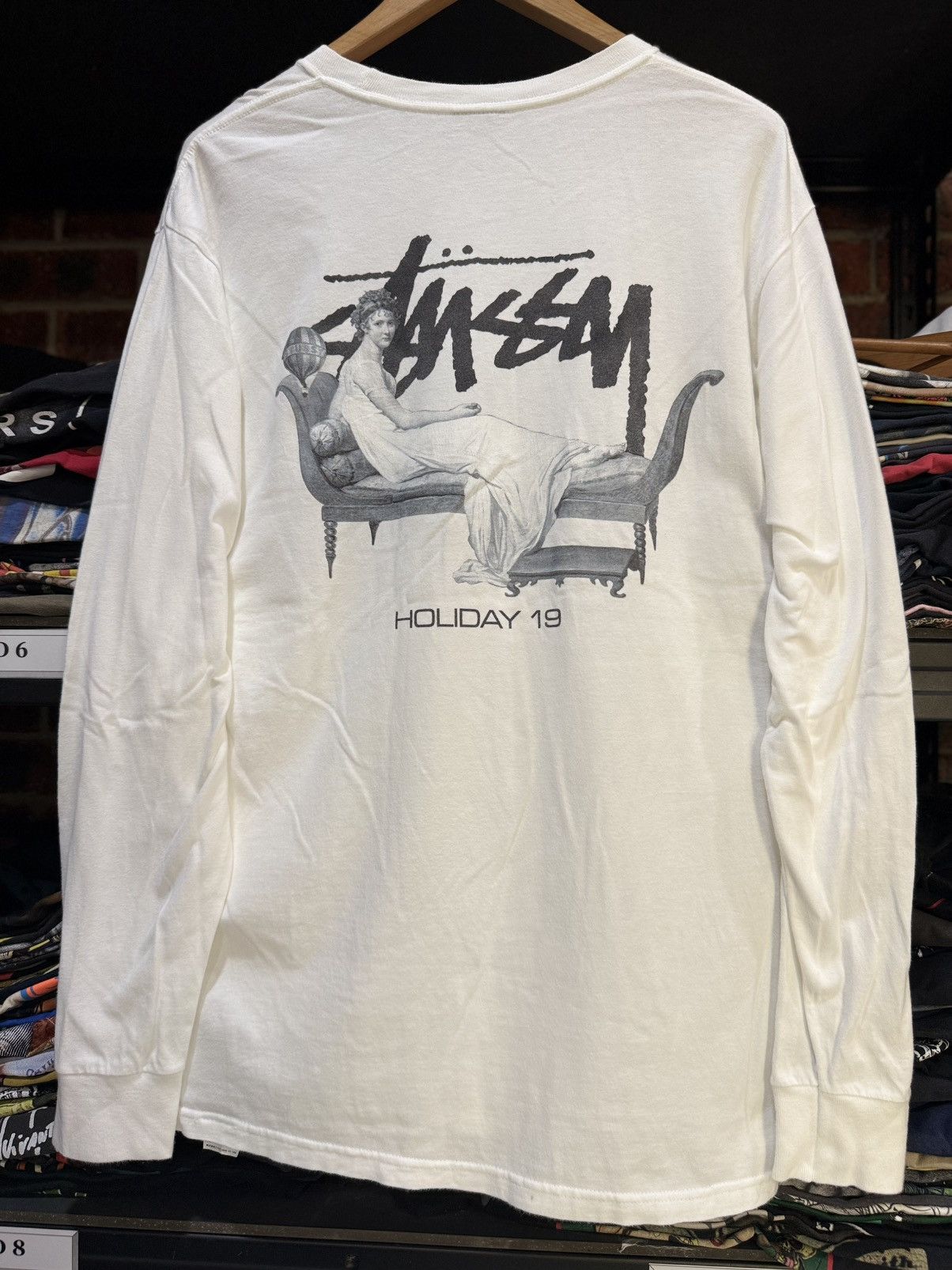 Stussy Vintage Y2K Stussy Holiday 19 Streetwear Long Sleeve Tee Size US L / EU 52-54 / 3 - 1 Thumbnail