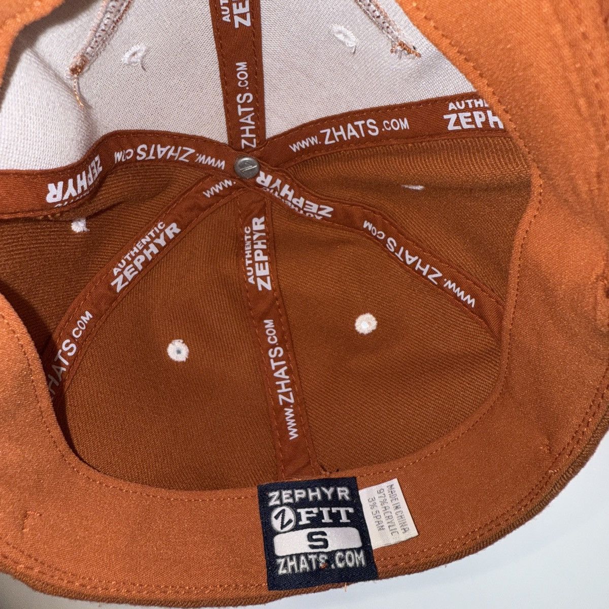 NCAA × Vintage Orange Texas Longhorns fitted hat Size ONE SIZE - 8 Thumbnail