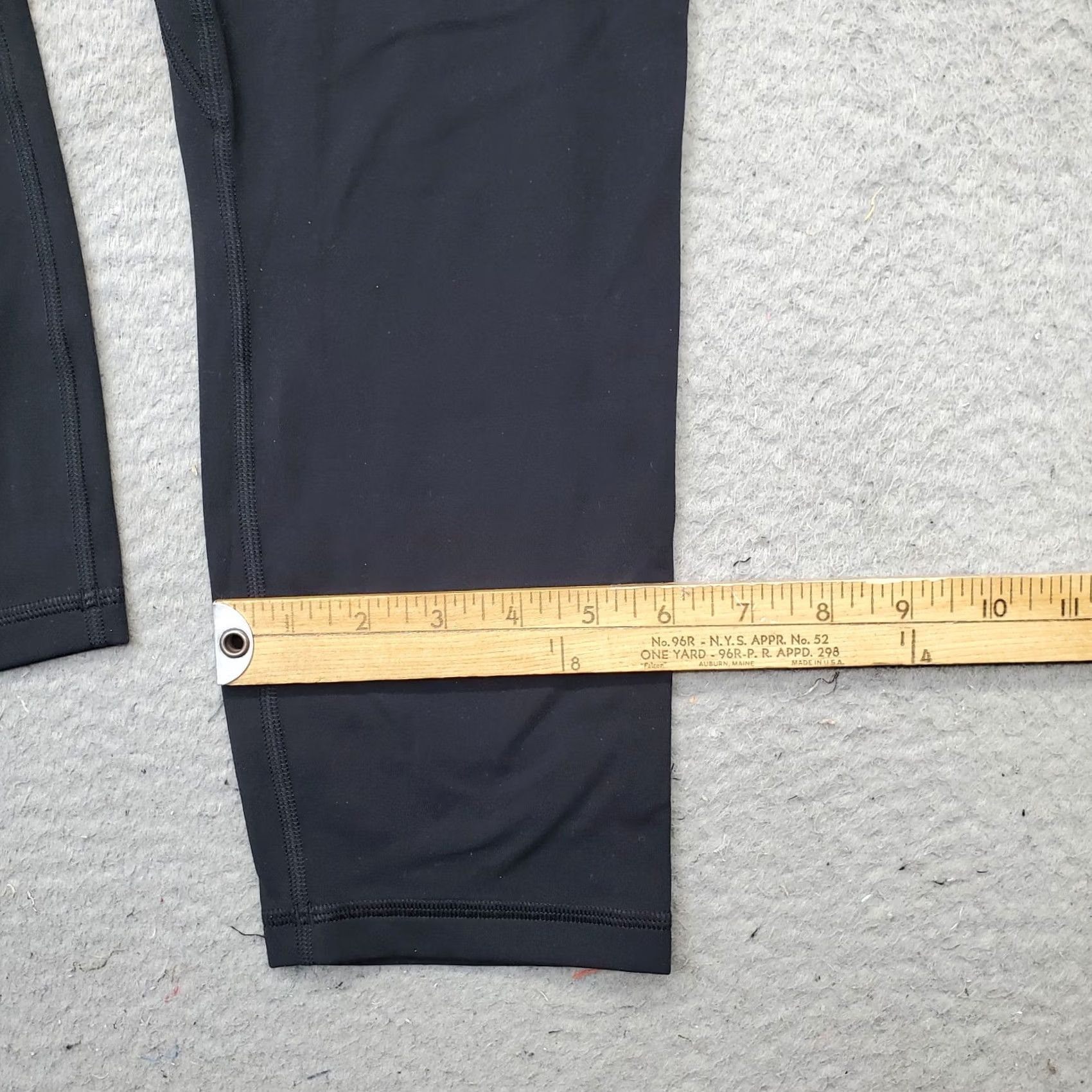 Vintage CRZ YOGA Leggings Womens 12 Black Athletic Fit Gym-Training High Waist Sports Shaping Size 34" / US 12 / IT 48 - 5 Thumbnail