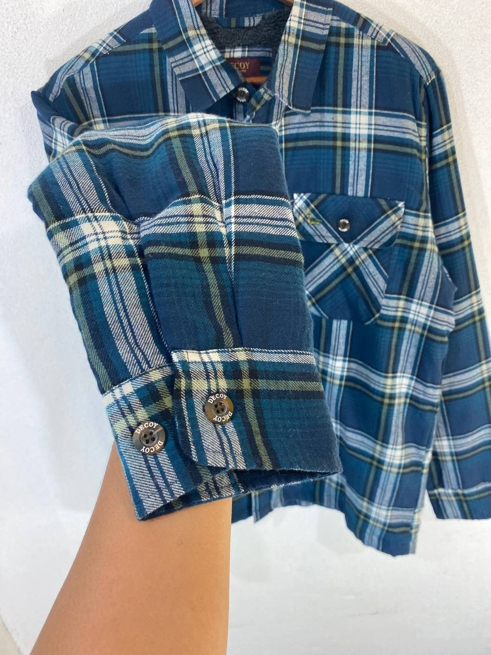 Flannel decoy japanese brands flannel jacket fleece lining Size US L / EU 52-54 / 3 - 4 Thumbnail
