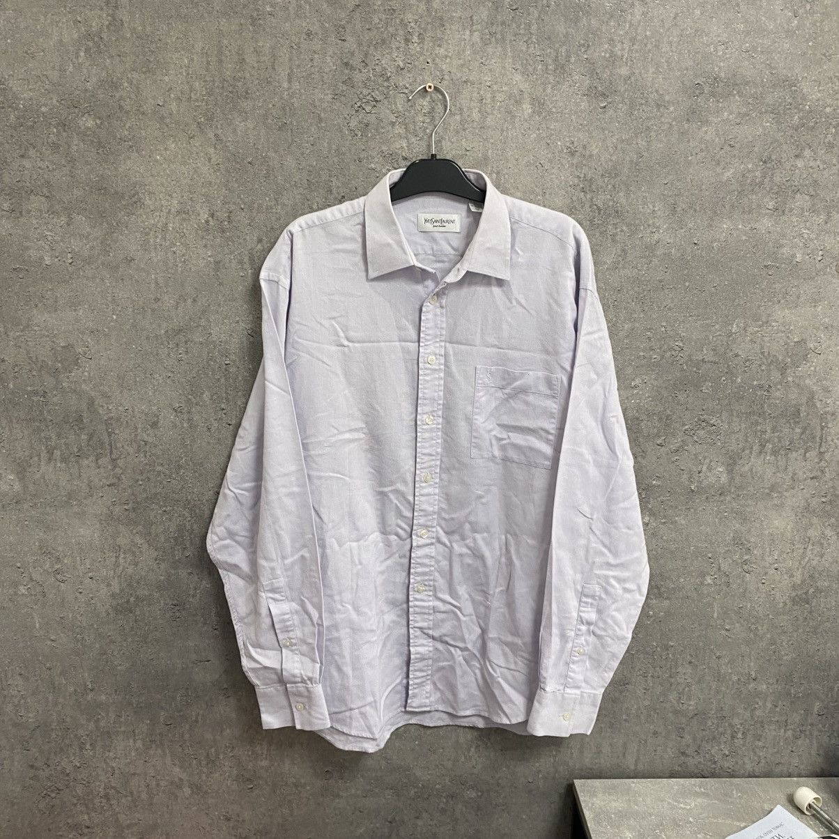 Yves Saint Laurent Vintage Yves Saint Laurent YSL Shirt Button Up Size US L / EU 52-54 / 3 - 1 Thumbnail