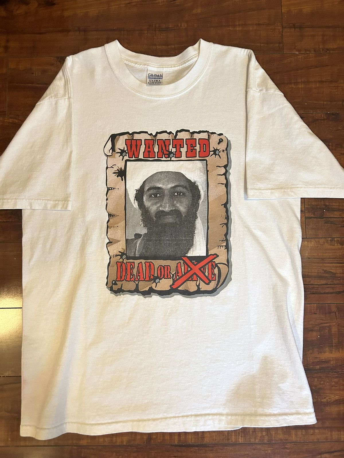 Gildan Vintage Osama Bin Ladin T Size US L / EU 52-54 / 3 - 1 Thumbnail