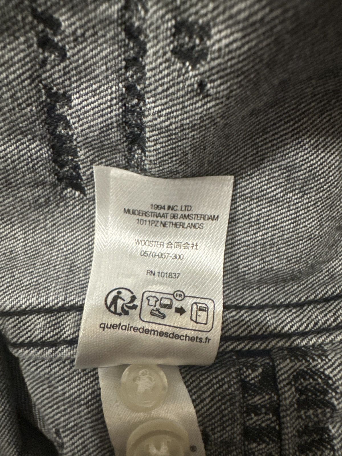 Supreme Supreme Trademark Jacquard Denim Shirt | Grailed