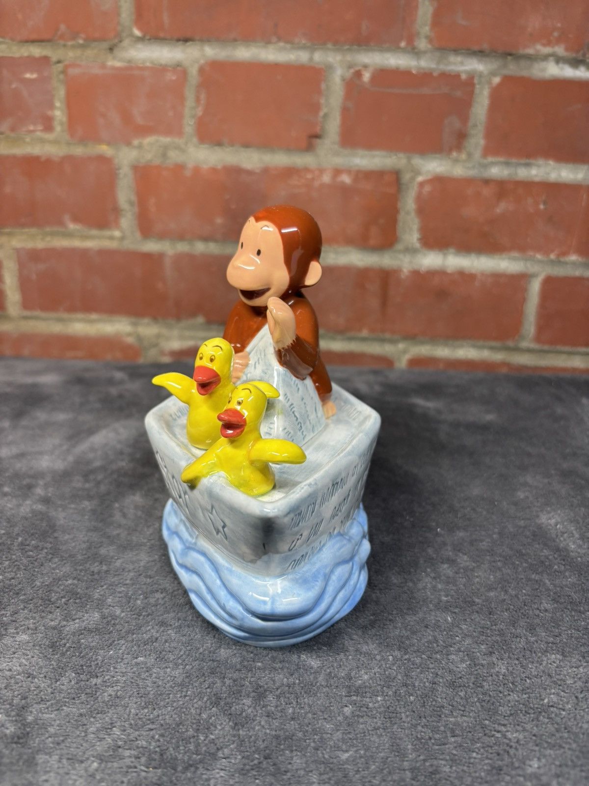 Other Vintage 90s Curious George Ceramic Windup Music Box Size ONE SIZE - 2 Thumbnail