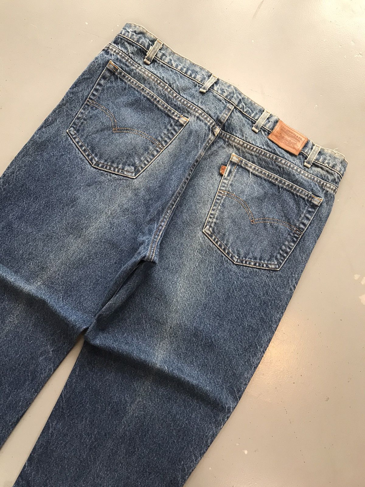 Levi's × Vintage Vintage Levi’s orange tab big size baggy fit denim Size US 42 / EU 58 - 8 Thumbnail