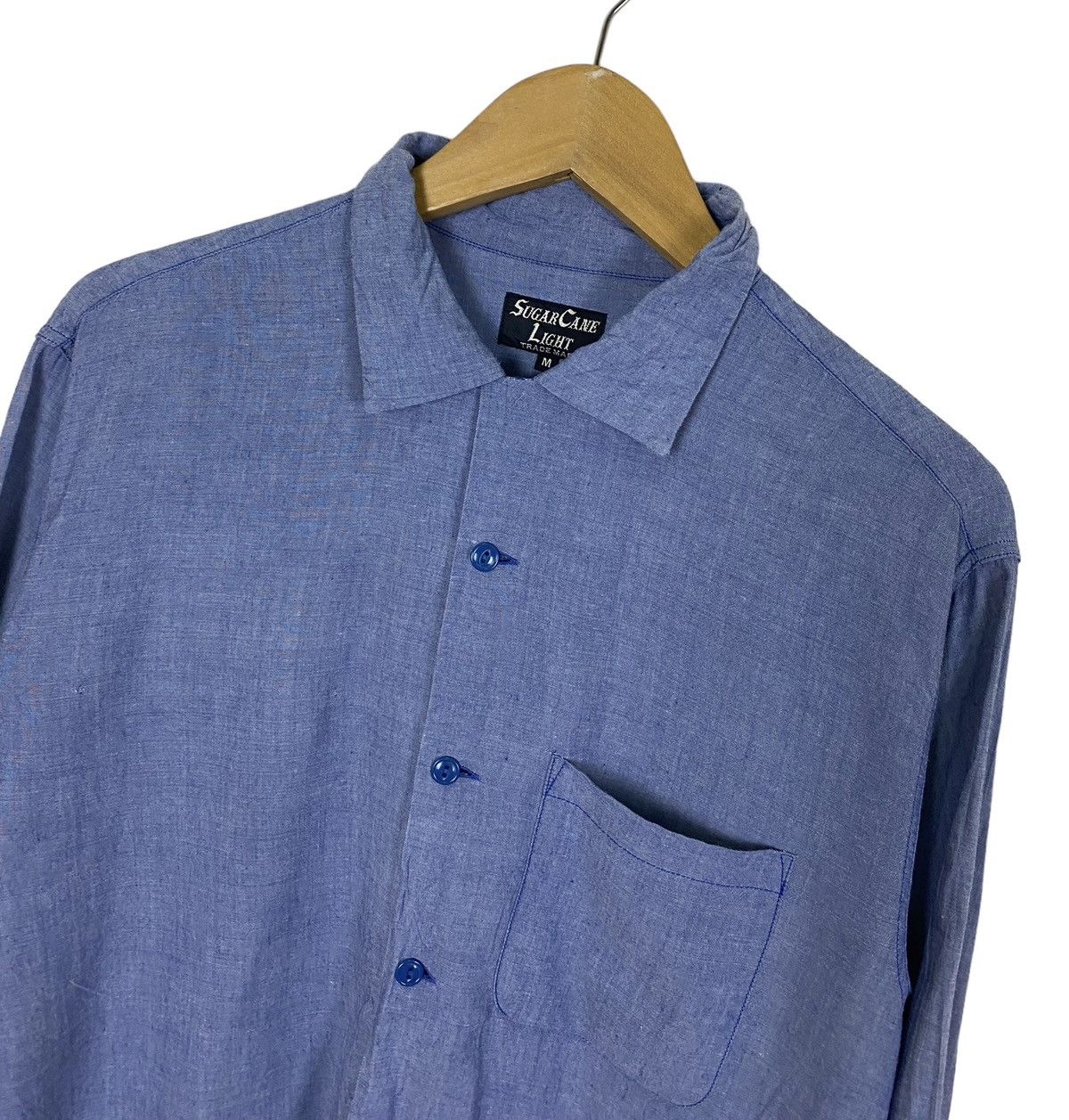 Sugar Cane Sugar Cane Light Rayon Fish Eye Button Long Sleeve Shirt Size US M / EU 48-50 / 2 - 3 Thumbnail