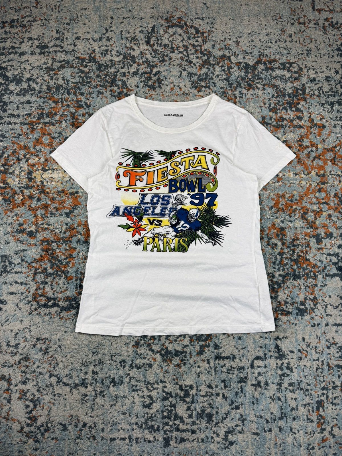 Zadig & Voltaire Zadig & Voltaire fiesta bowl american football graphic tee Size S / US 4 / IT 40 - 1 Thumbnail