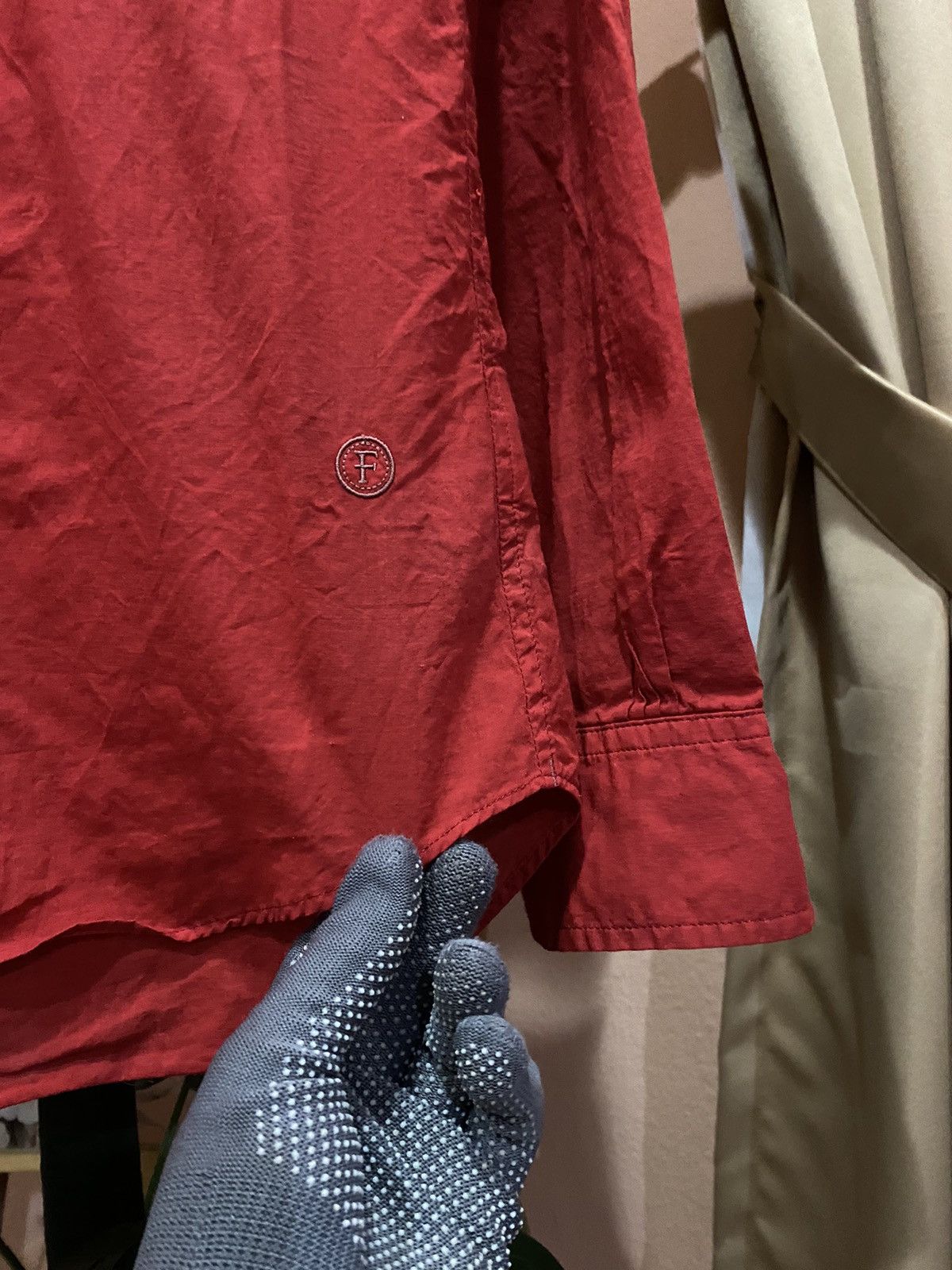 FACTOTUM VINTAGE FACTOTUM RED SHIRT MADE IN JAPAN 90S COTTON-WOOL Size US S / EU 44-46 / 1 - 5 Thumbnail