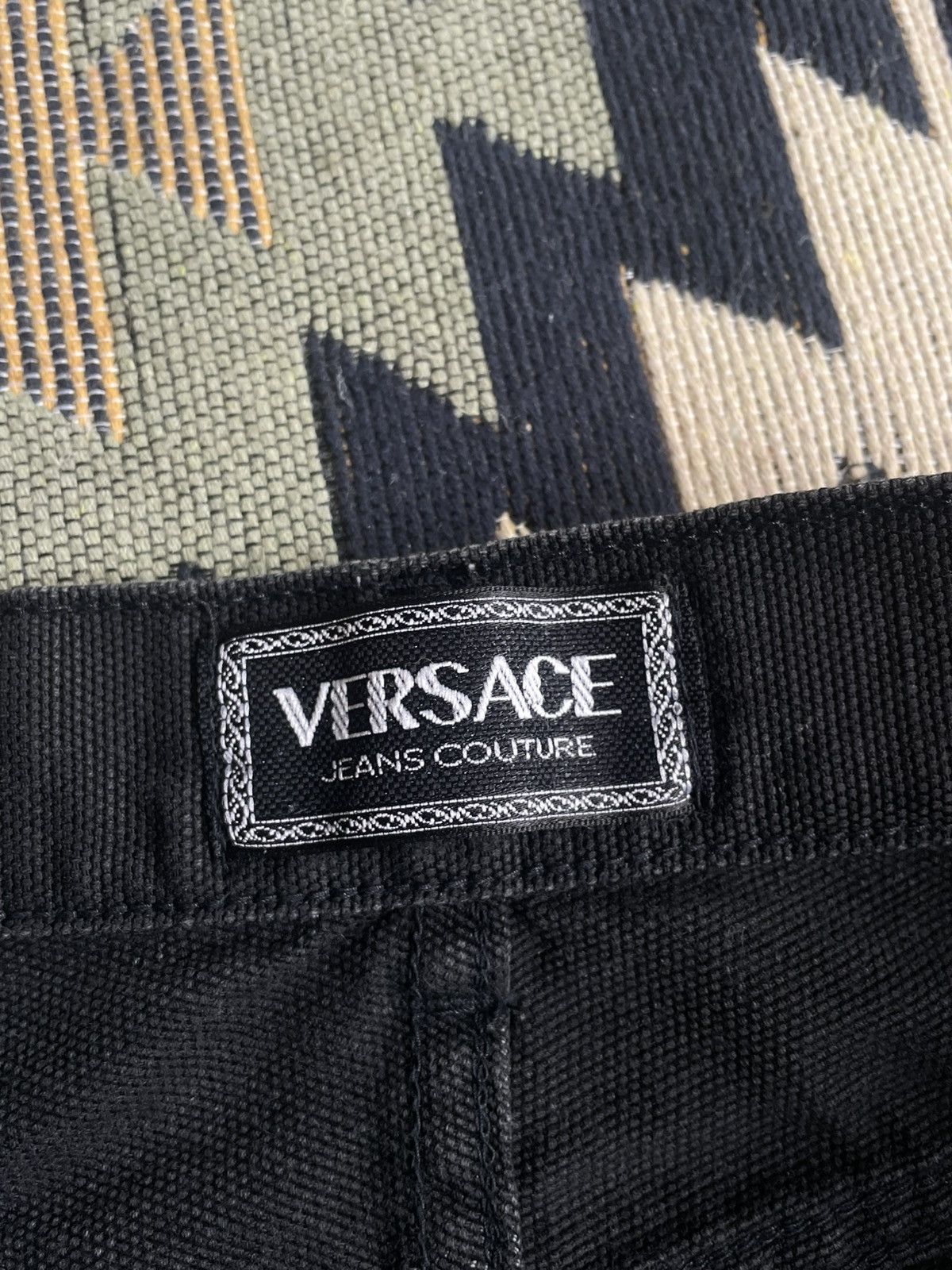 Versace × Vintage Vintage Versace Jeans Couture Logo Pants Size US 36 / EU 52 - 11 Thumbnail