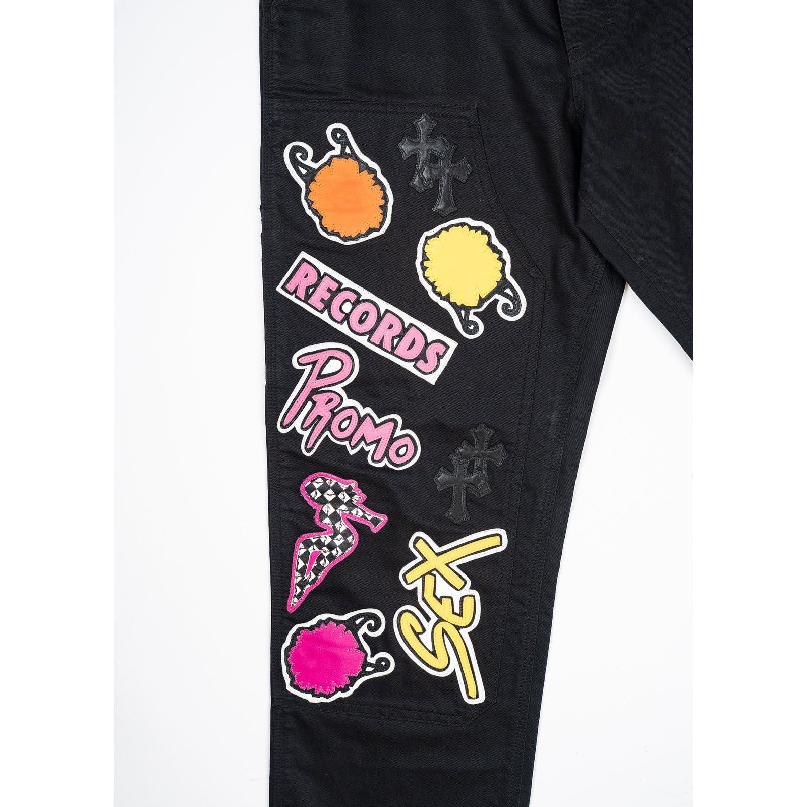 Chrome Hearts Sex Records Double Knee Carpenter Pants Size US 32 / EU 48 - 4 Thumbnail