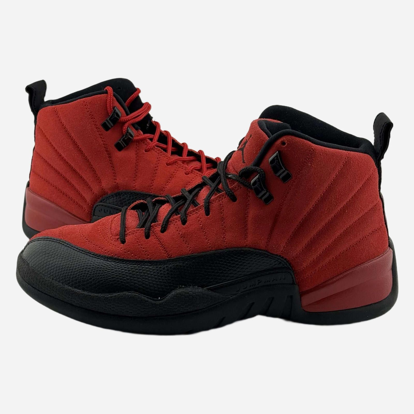 Jordan Brand Air Jordan 12 Reverse Flu Game Varsity Red/Black US 8 Used Size US 8 / EU 41 - 1 Thumbnail