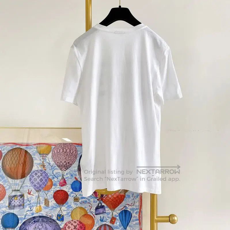 Versace Versace White Logo Cotton T-shirt for Women . Size M / US 6-8 / IT 42-44 - 2 Thumbnail