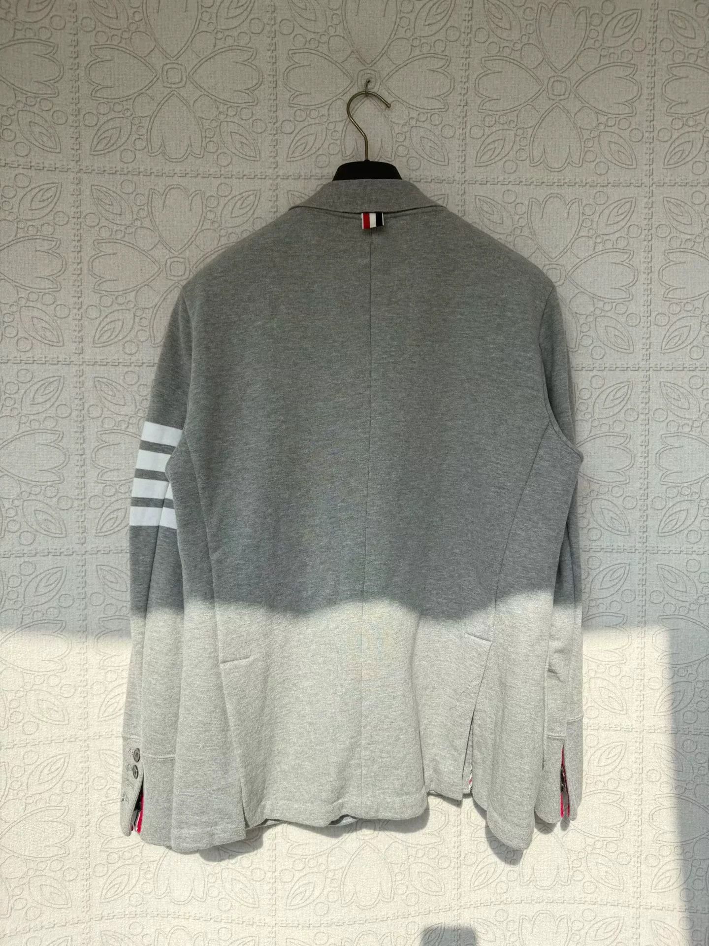 Thom Browne thom browne gray striped sleeve jacket Size US M / EU 48-50 / 2 - 2 Thumbnail