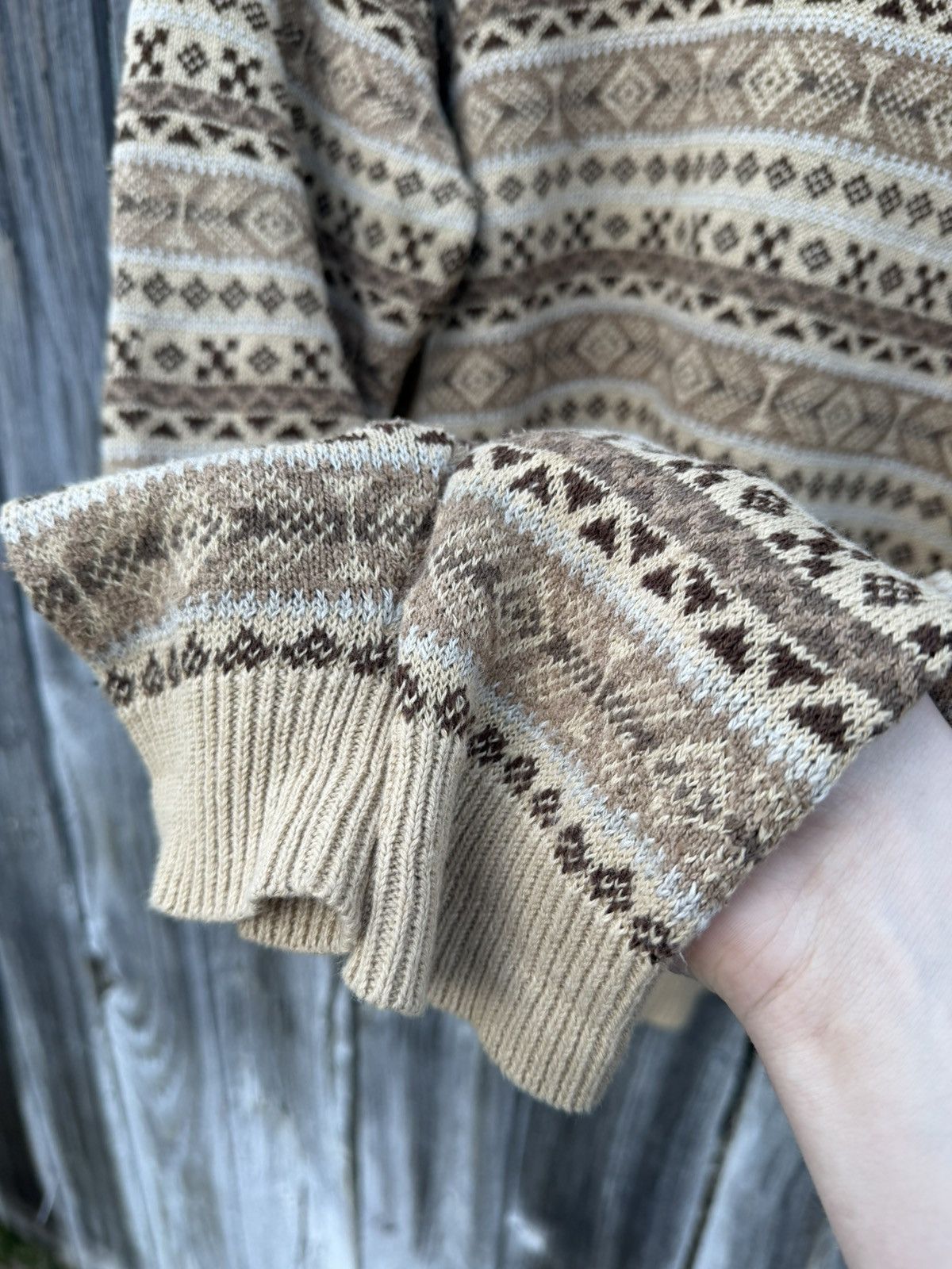 Polo Ralph Lauren Polo Fair Isle knit Sweater Size US L / EU 52-54 / 3 - 3 Thumbnail