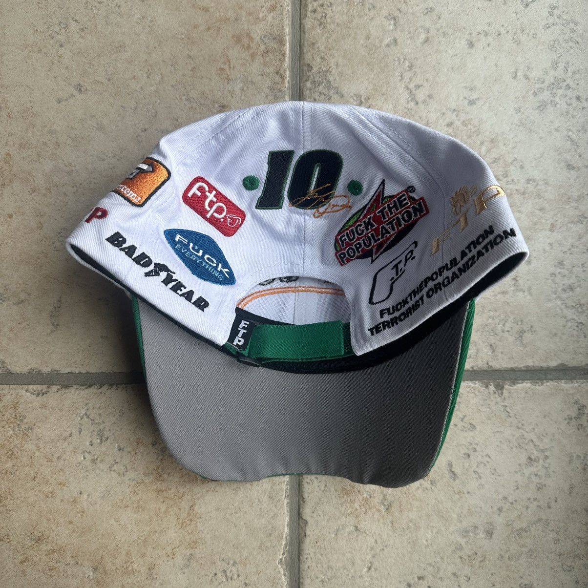 Fuck The Population FTP Raceway 6 Panel (White) Size ONE SIZE - 4 Thumbnail